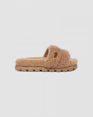 Kapcie UGG Cozetta Curly Damskie Brązowe | PLO8641K