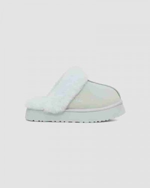 Kapcie UGG Disquette Damskie Beżowe | PLA8643H