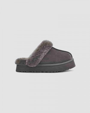 Kapcie UGG Disquette Dziecięce Szare | PLW8530N