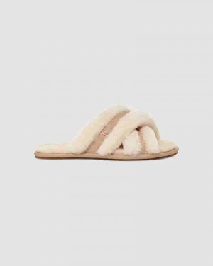 Kapcie UGG Scuffita Damskie Brązowe | PLX8664Y