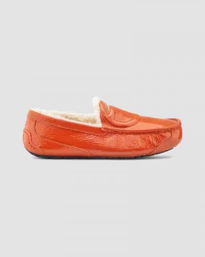 Kapcie UGG X Telfar Loafer Crinkle Męskie Pomarańczowe | PLS8592G