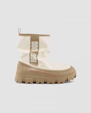 Kozaki UGG Classic Brellah Mini Damskie Musztardowe | PLE8734B