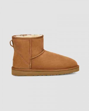 Kozaki UGG Classic Mini Męskie Brązowe | PLA8622H