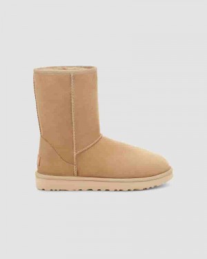 Kozaki UGG Classic Short II Damskie Musztardowe | PLN8712W