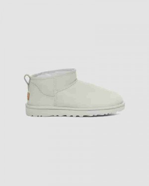 Kozaki UGG Classic Ultra Mini Damskie Białe | PLZ8717U