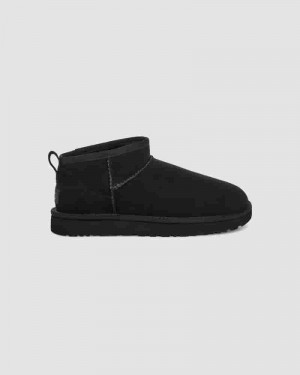 Kozaki UGG Classic Ultra Mini Damskie Czarne | PLG8722S