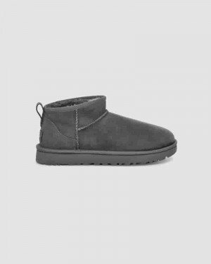 Kozaki UGG Classic Ultra Mini Damskie Szare | PLF8723D