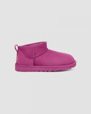 Kozaki UGG Classic Ultra Mini Dziecięce Fioletowe | PLZ8548U