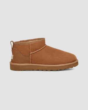 Kozaki UGG Classic Ultra Mini Męskie Brązowe | PLN8605W