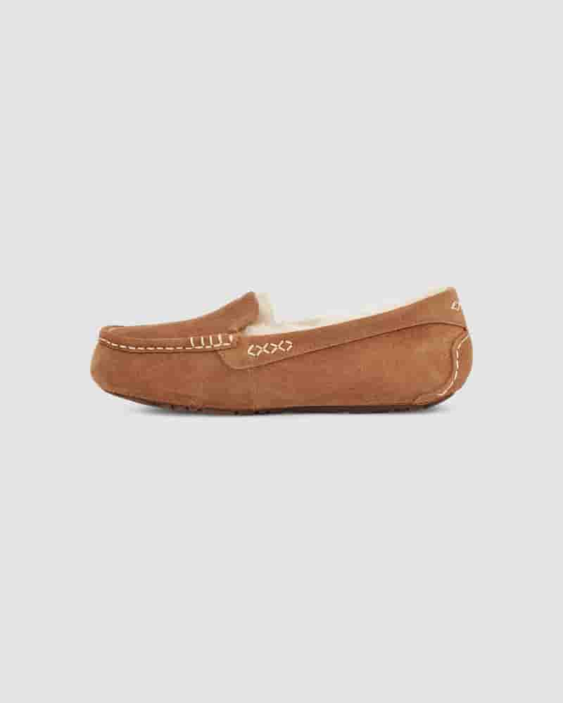 Kapcie UGG Ansley Damskie Kawa | PLW8634N