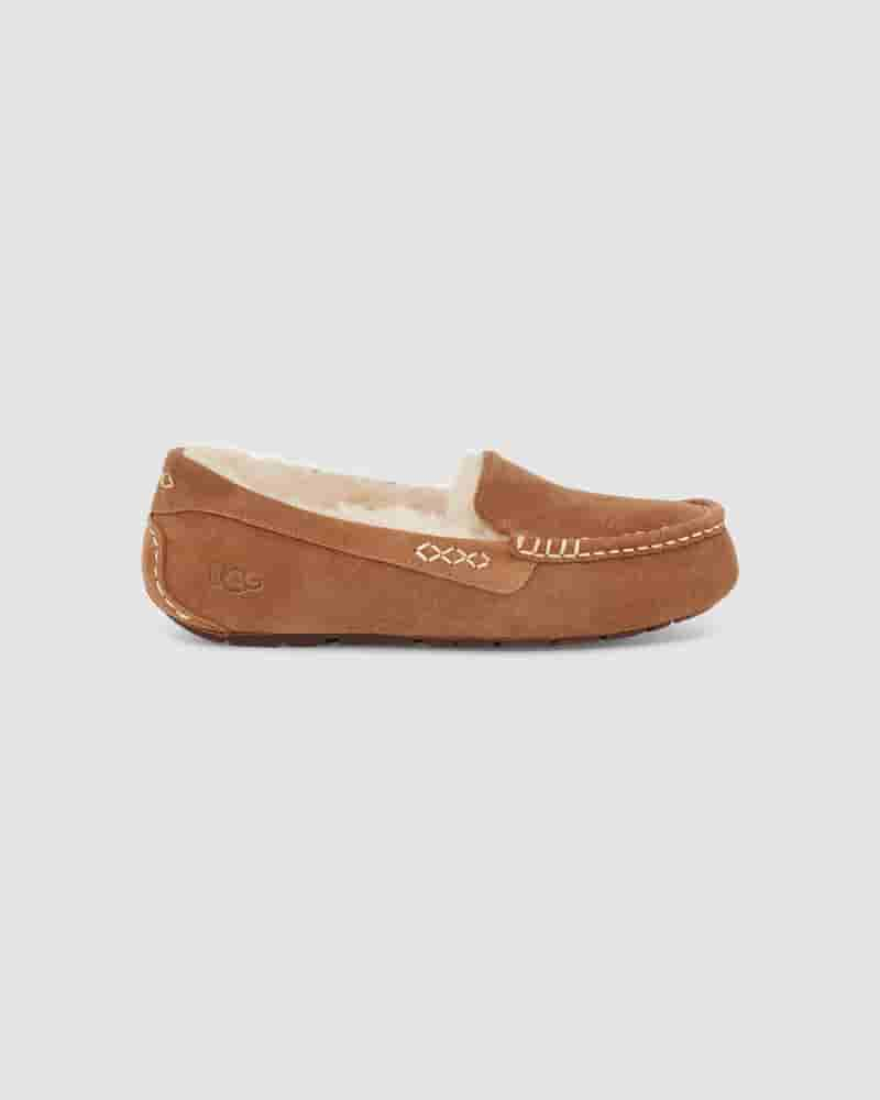 Kapcie UGG Ansley Damskie Kawa | PLW8634N