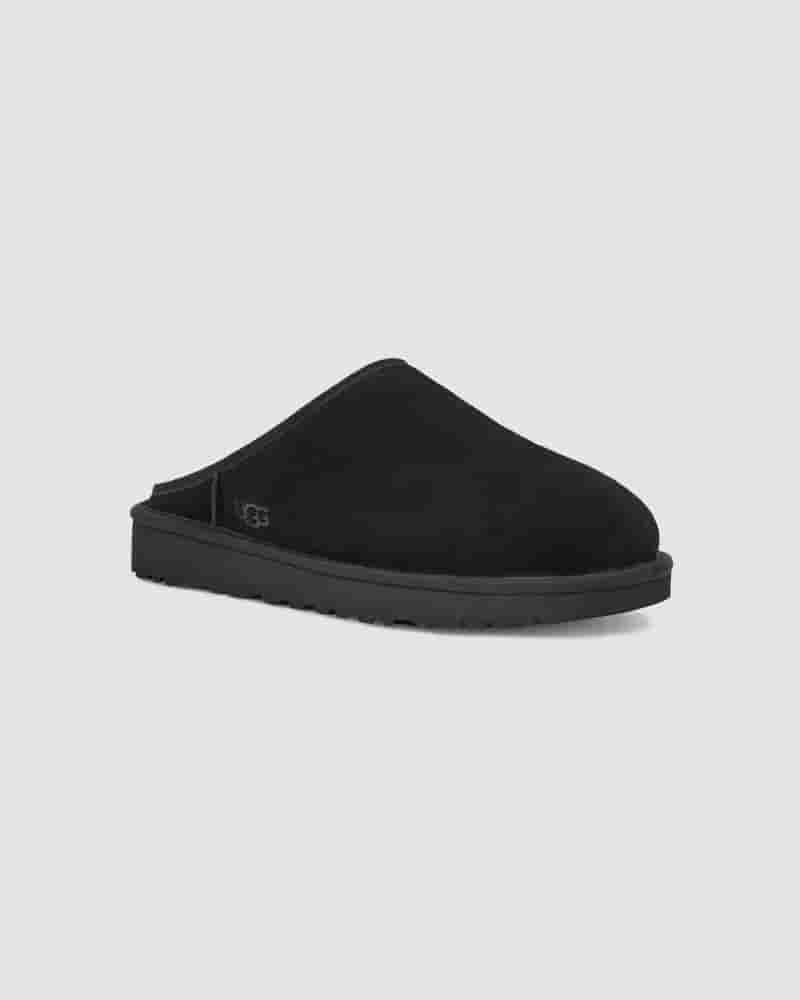 Kapcie UGG Classic Slip-On Męskie Czarne | PLU8574Z