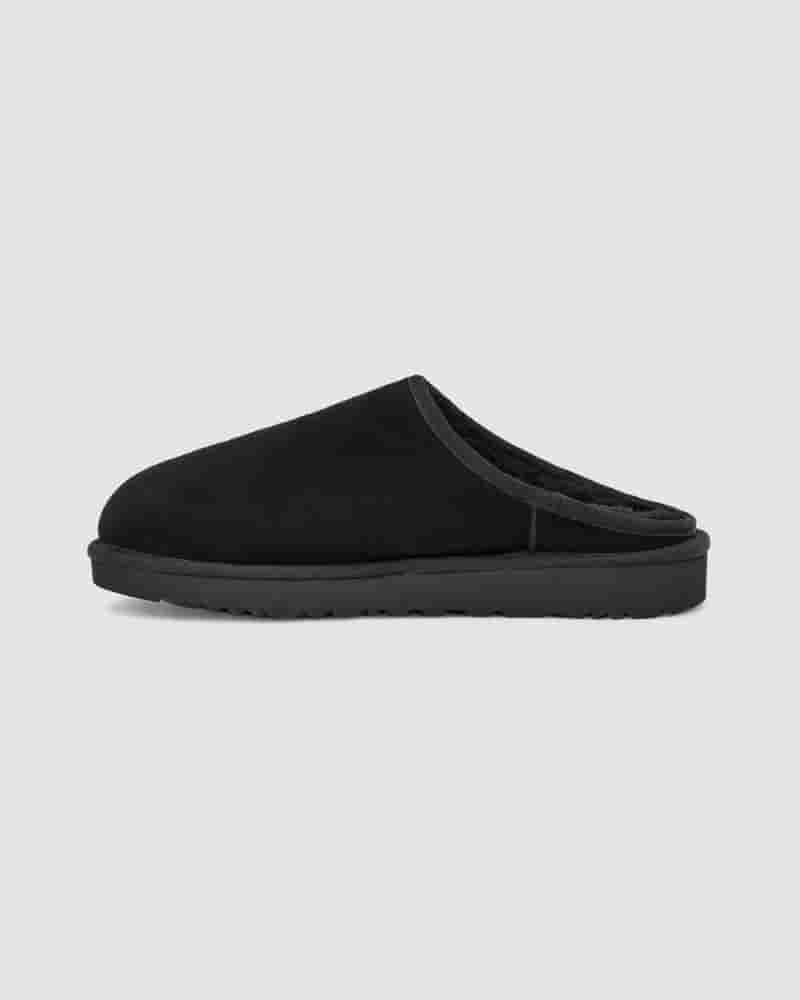 Kapcie UGG Classic Slip-On Męskie Czarne | PLU8574Z