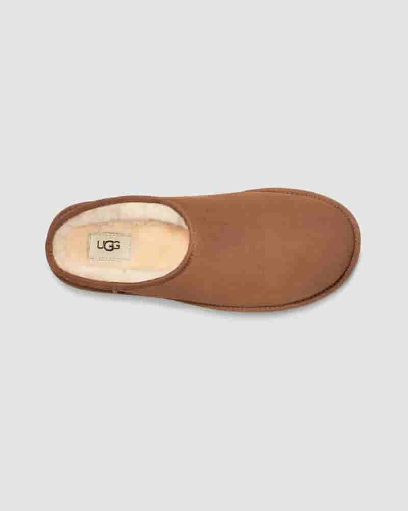 Kapcie UGG Classic Slip-On Męskie Kawa | PLD8593F