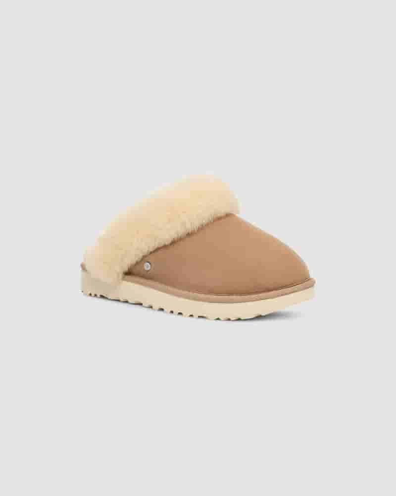 Kapcie UGG Classic Slipper II Dziecięce Brązowe | PLO8520K