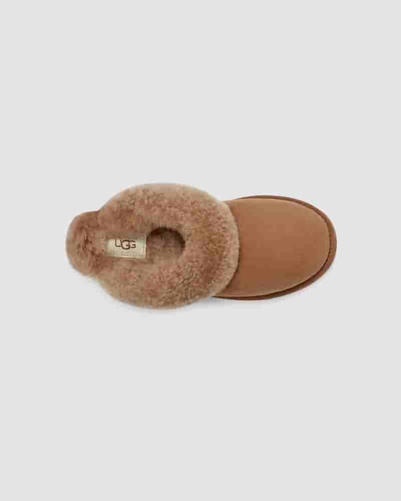 Kapcie UGG Classic Slipper II Dziecięce Kawa | PLP8519J