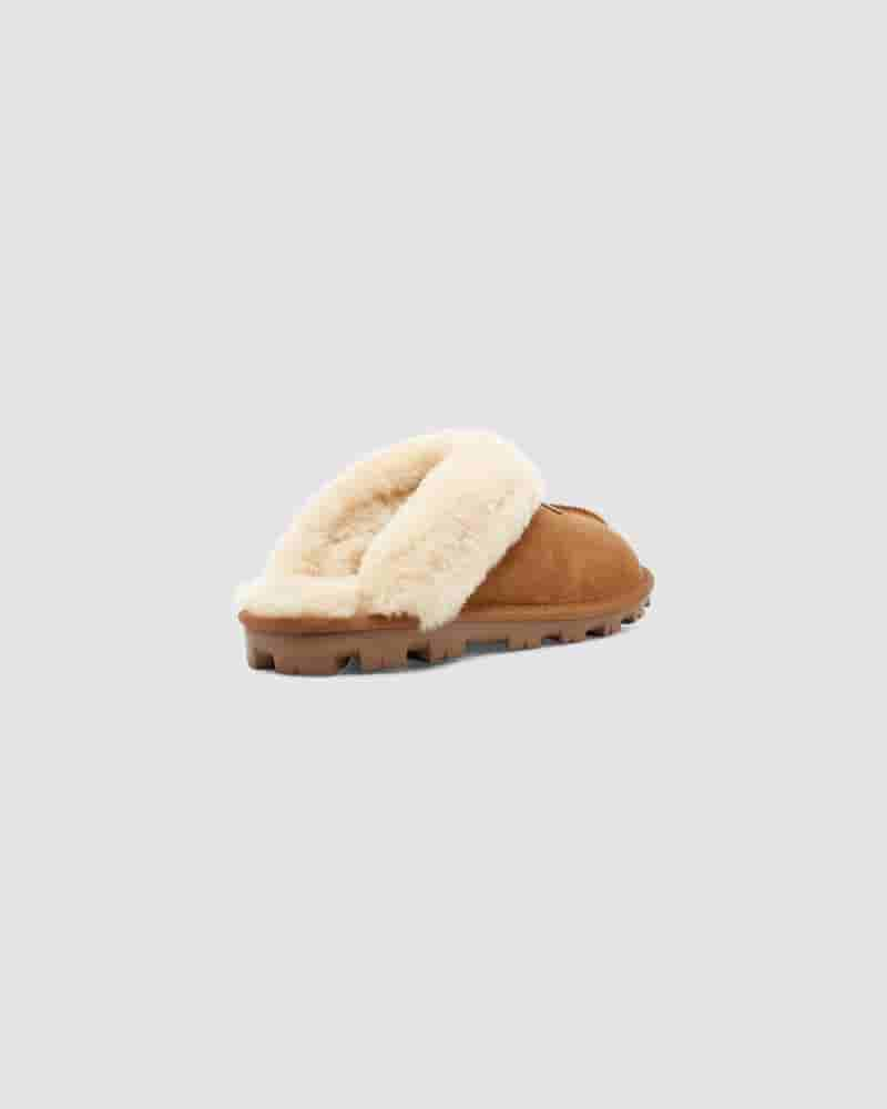 Kapcie UGG Coquette Slipper Damskie Brązowe | PLU8639Z