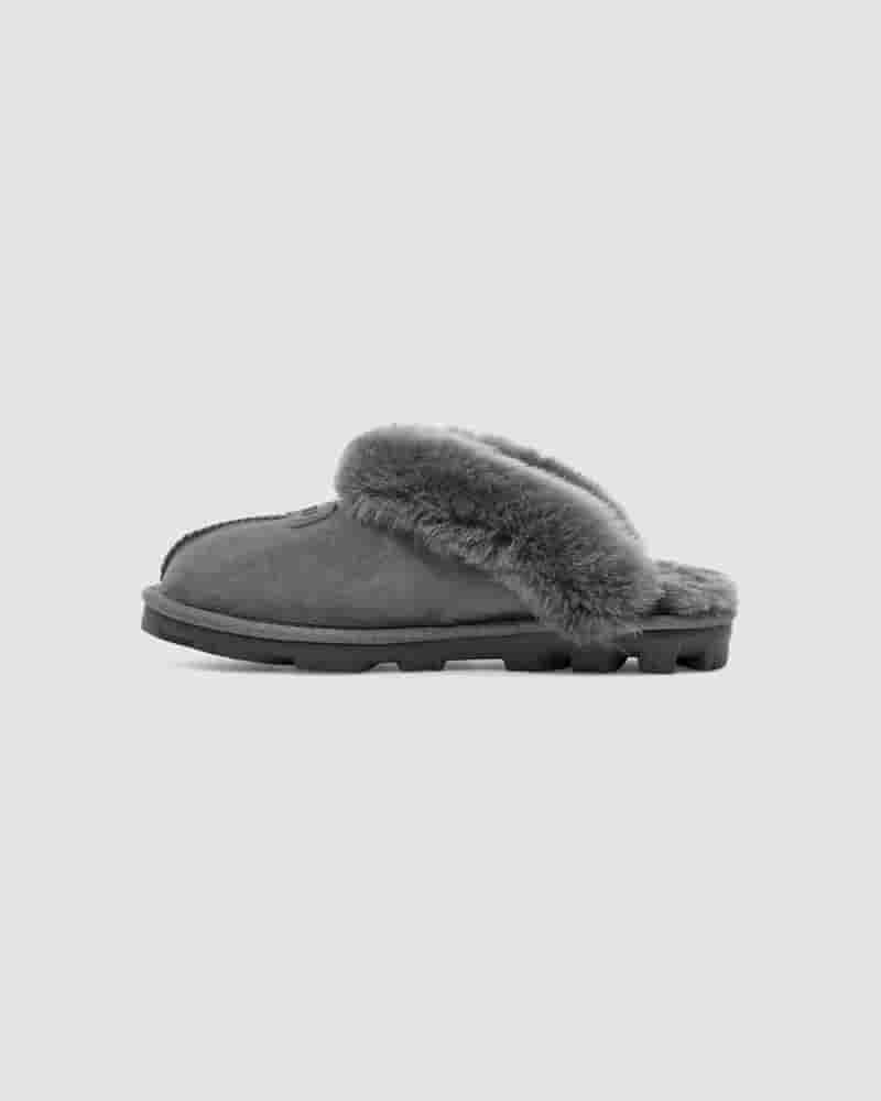 Kapcie UGG Coquette Slipper Dziecięce Szare | PLA8518H