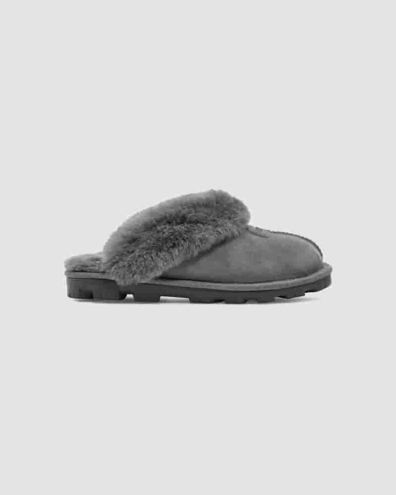 Kapcie UGG Coquette Slipper Dziecięce Szare | PLA8518H