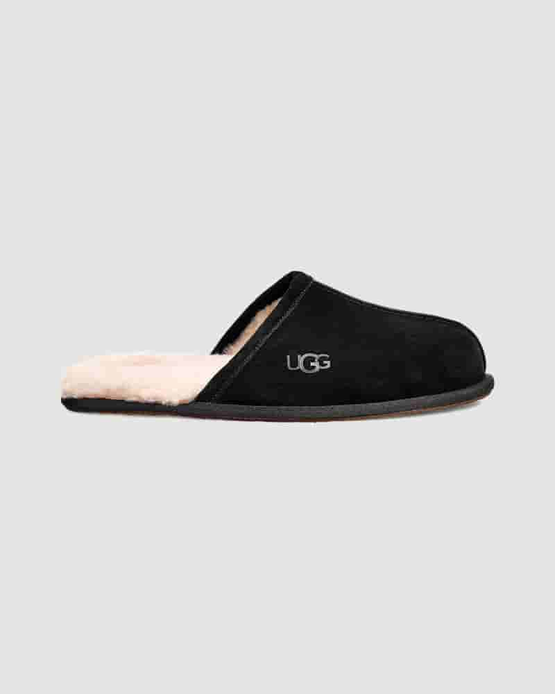 Kapcie UGG Scuff Męskie Czarne | PLR8584V