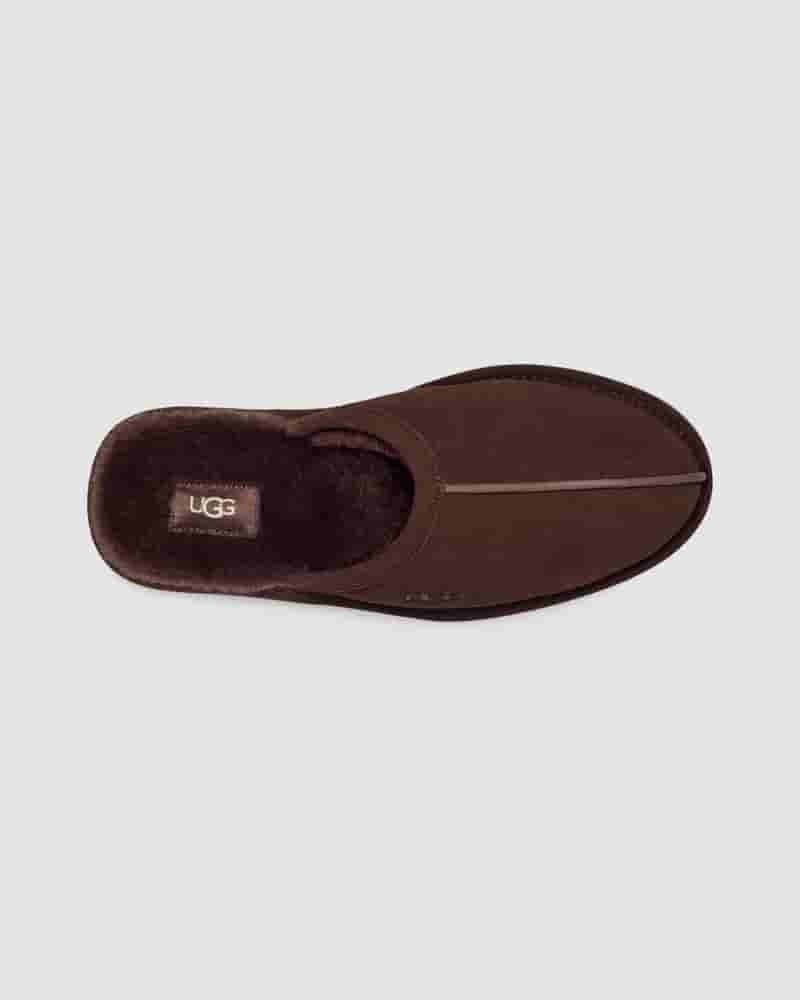 Kapcie UGG Scuff Męskie Kawa | PLE8583B