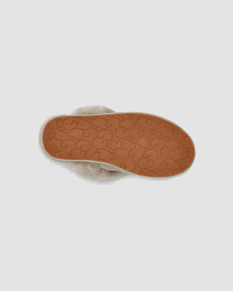 Kapcie UGG Scuffette II Dziecięce Beżowe | PLE8531B