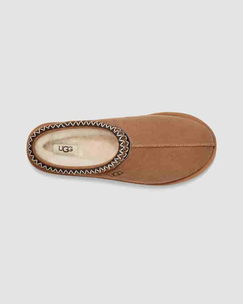 Kapcie UGG Tasman Męskie Brązowe | PLW8579N