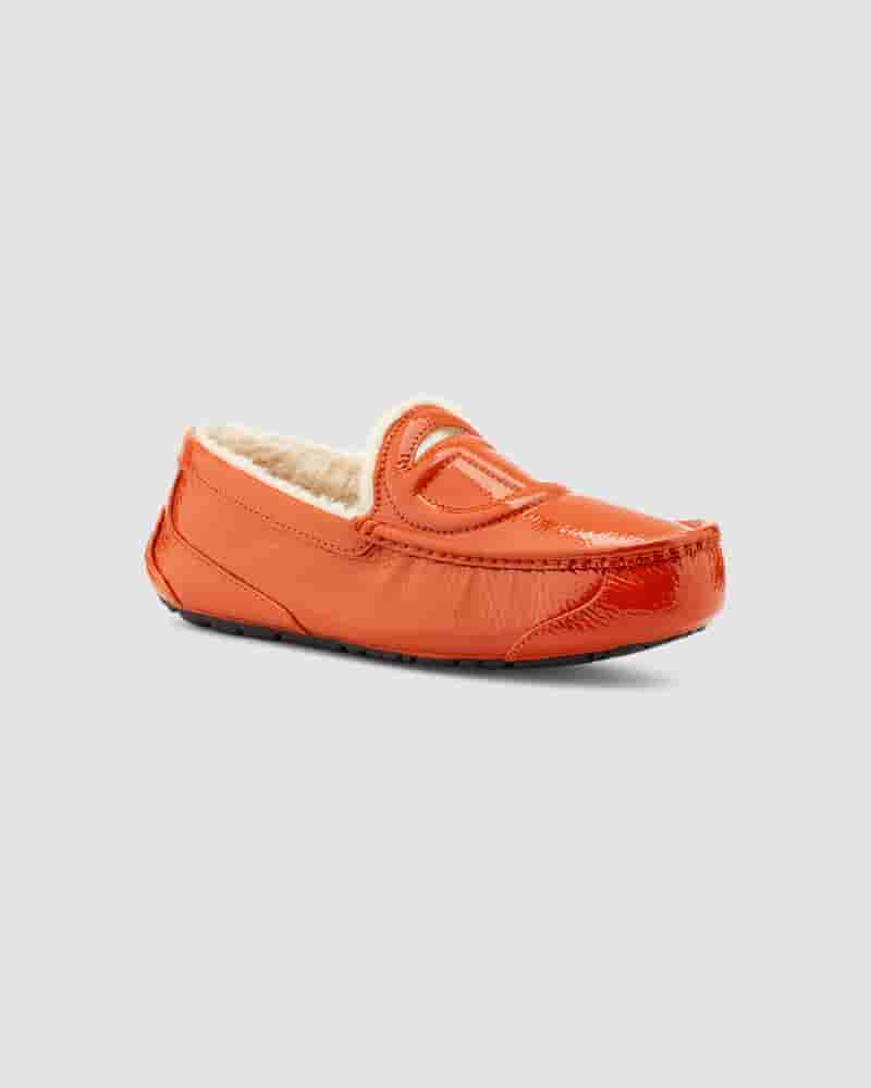 Kapcie UGG X Telfar Loafer Crinkle Męskie Pomarańczowe | PLS8592G