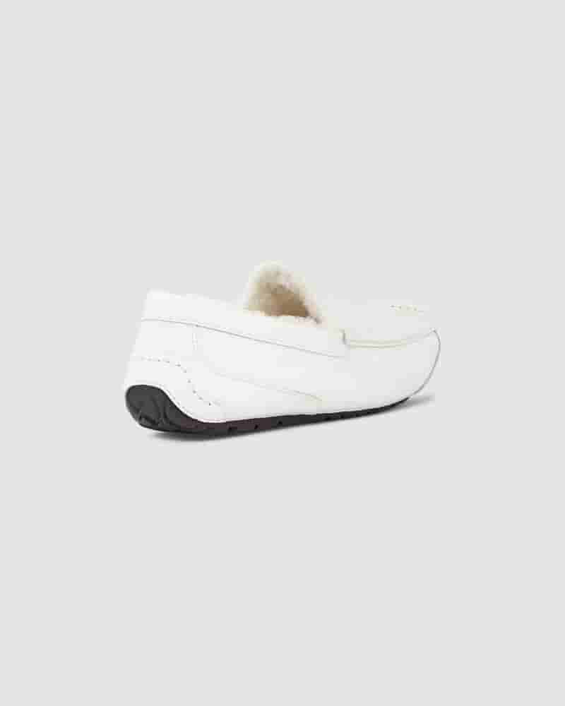 Kapcie UGG X Telfar Loafer Crinkle Męskie Białe | PLP8590J