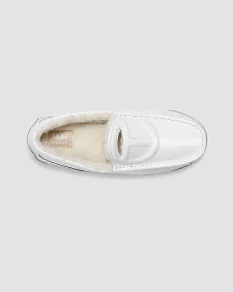 Kapcie UGG X Telfar Loafer Crinkle Męskie Białe | PLP8590J