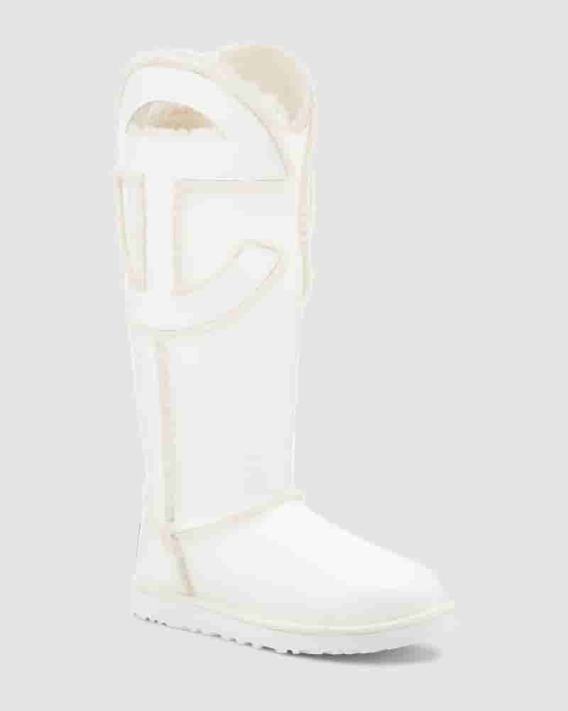 Kozaki UGG All Gender X TELFAR Logo Tall Męskie Białe | PLC8611T