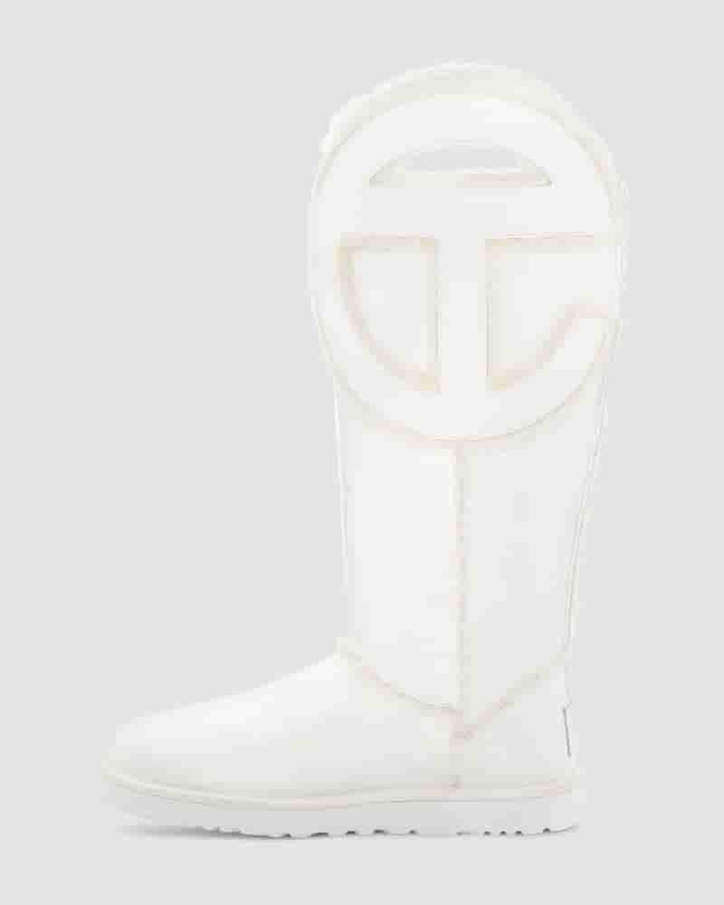 Kozaki UGG All Gender X TELFAR Logo Tall Męskie Białe | PLC8611T