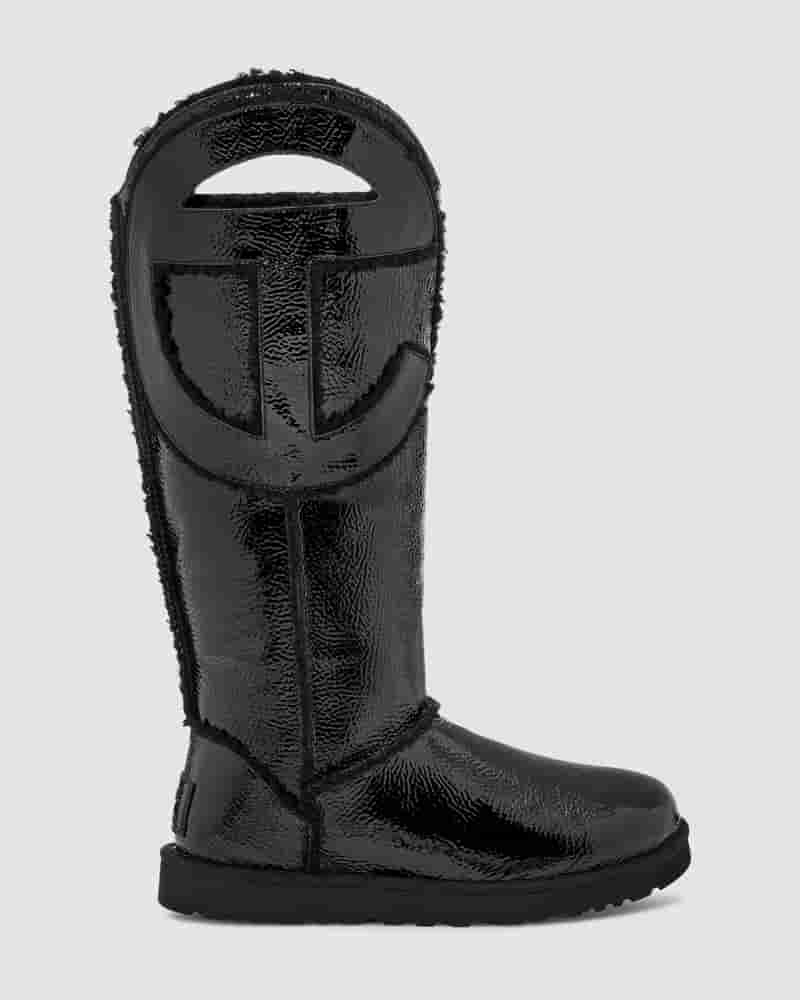 Kozaki UGG All Gender X TELFAR Logo Tall Męskie Czarne | PLV8610R