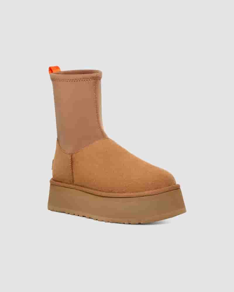 Kozaki UGG Classic Dipper Damskie Kawa | PLA8695H