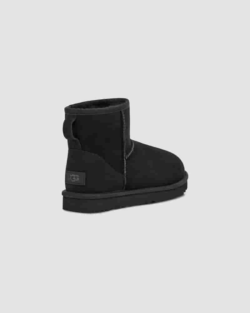 Kozaki UGG Classic Mini II Boot Dziecięce Czarne | PLD8568F