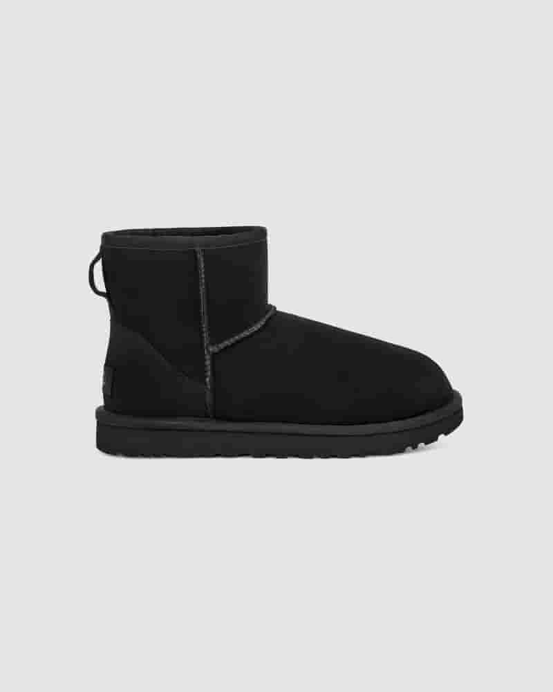 Kozaki UGG Classic Mini II Boot Dziecięce Czarne | PLD8568F