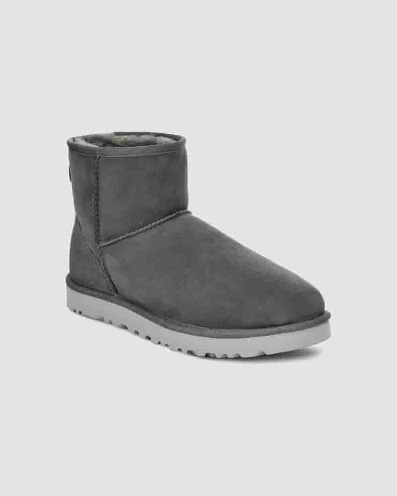 Kozaki UGG Classic Mini Męskie Ciemny Szare | PLS8621G