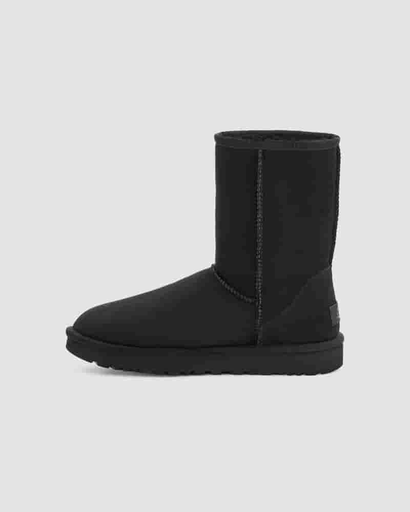 Kozaki UGG Classic Short II Damskie Czarne | PLM8710Q