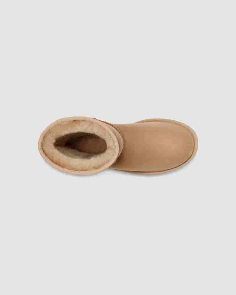 Kozaki UGG Classic Short II Damskie Musztardowe | PLN8712W