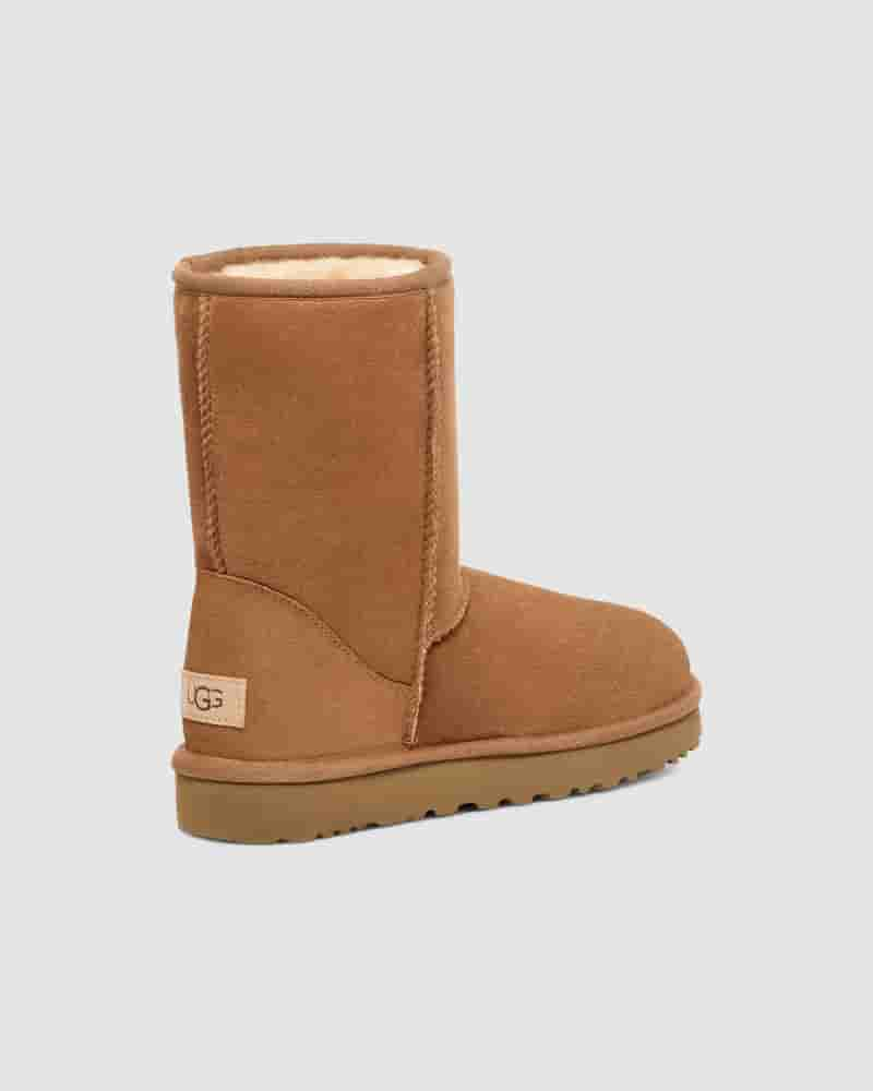 Kozaki UGG Classic Short Męskie Brązowe | PLH8617A