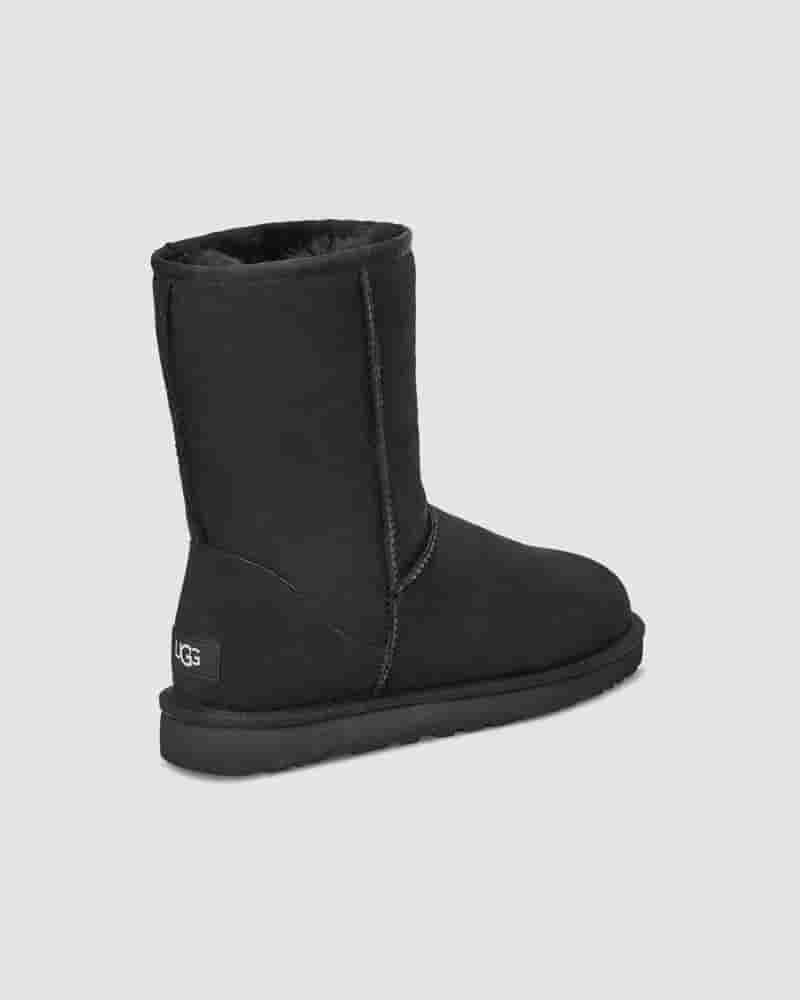 Kozaki UGG Classic Short Męskie Czarne | PLG8618S