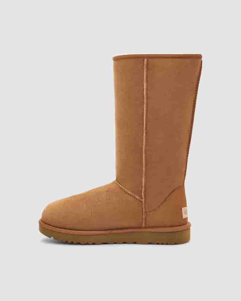 Kozaki UGG Classic Tall II Boot Dziecięce Brązowe | PLN8553W