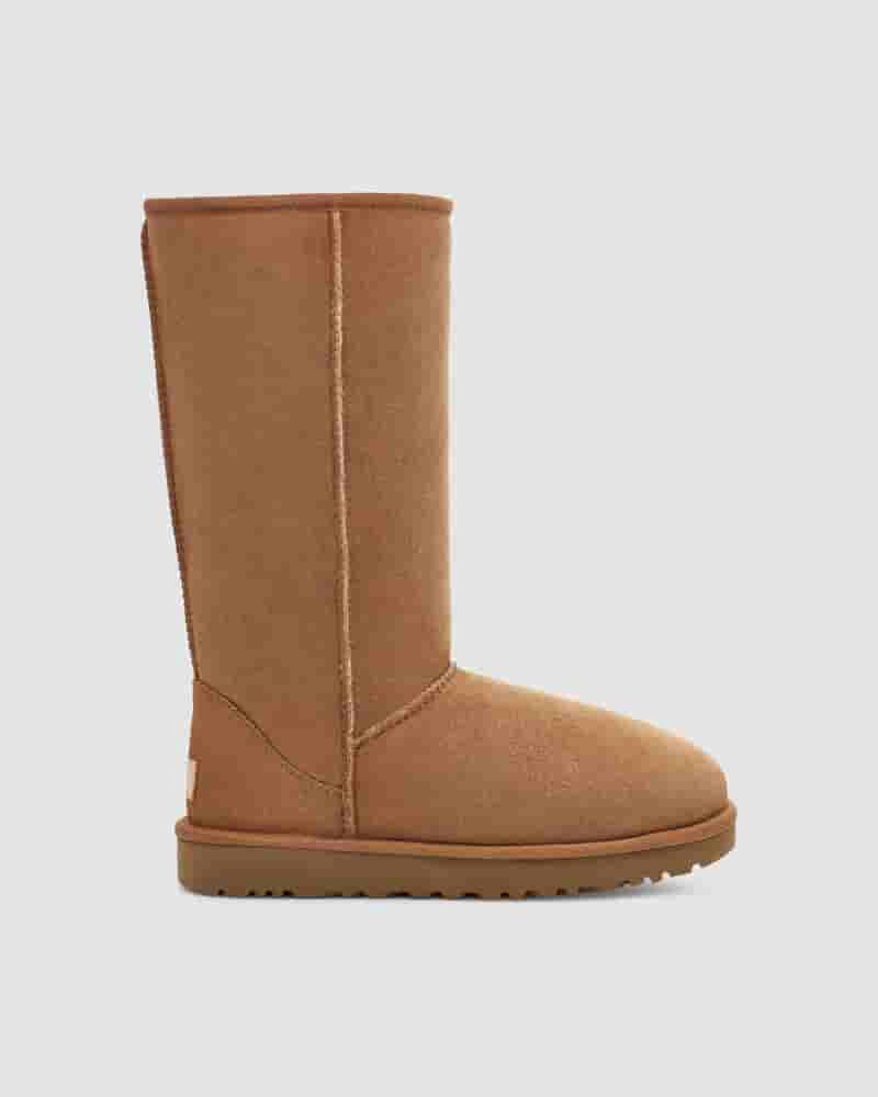 Kozaki UGG Classic Tall II Boot Dziecięce Brązowe | PLN8553W