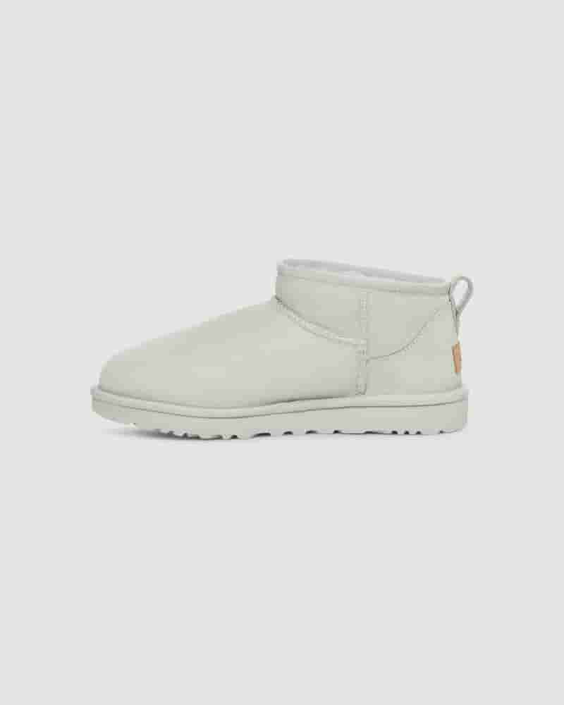 Kozaki UGG Classic Ultra Mini Damskie Białe | PLZ8717U