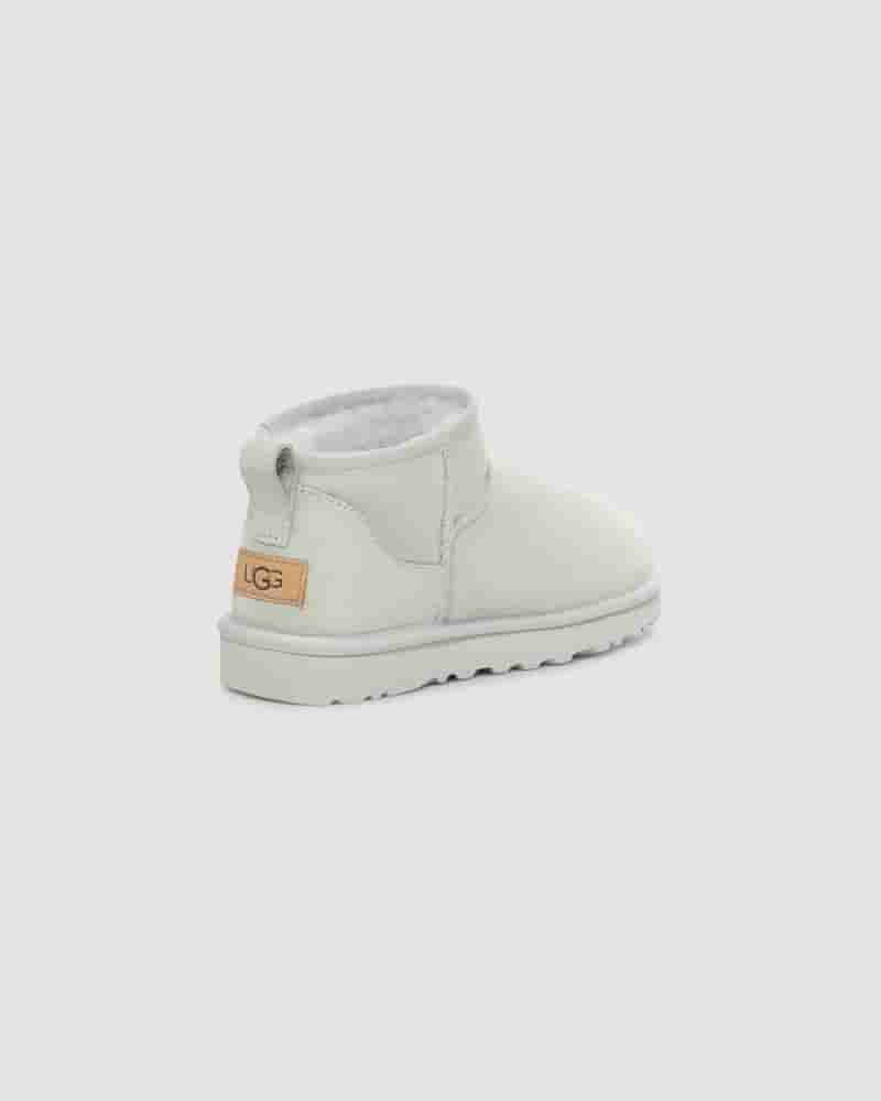 Kozaki UGG Classic Ultra Mini Damskie Białe | PLZ8717U