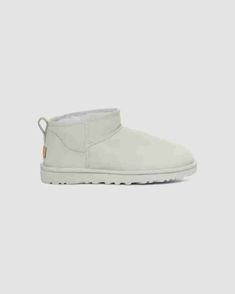 Kozaki UGG Classic Ultra Mini Damskie Białe | PLZ8717U