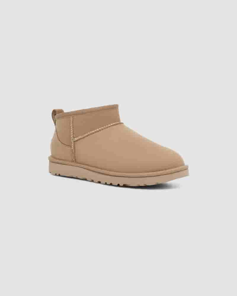 Kozaki UGG Classic Ultra Mini Damskie Brązowe | PLJ8720P