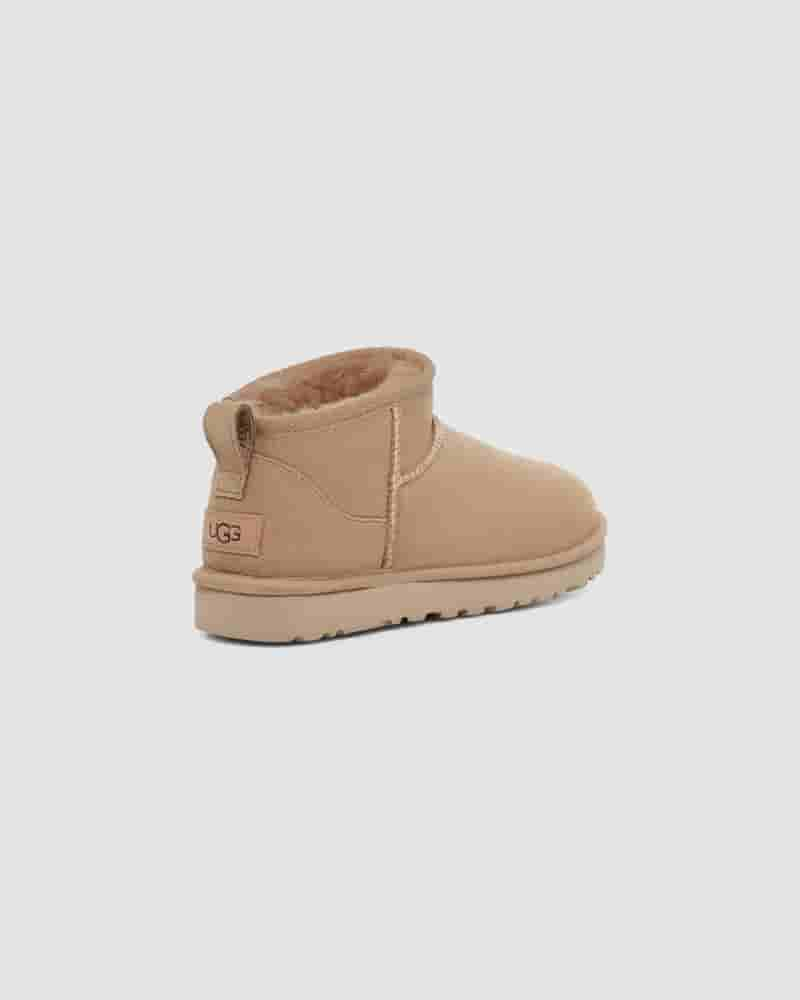 Kozaki UGG Classic Ultra Mini Damskie Brązowe | PLJ8720P