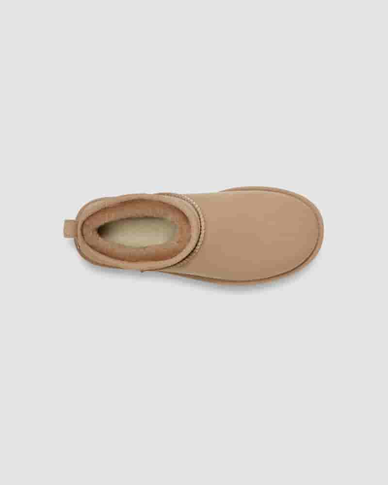 Kozaki UGG Classic Ultra Mini Damskie Brązowe | PLJ8720P