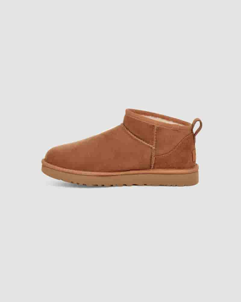 Kozaki UGG Classic Ultra Mini Damskie Kawa | PLH8721A